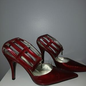 Elegant Red Stiletto Heels